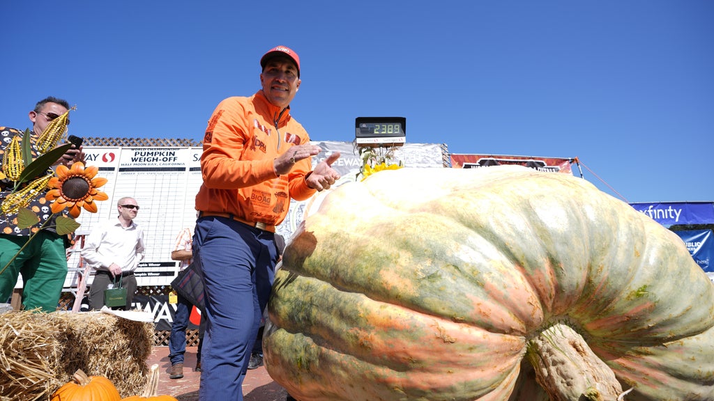 Minnesota man drives hauls giant pumpkin over 2,000 miles to California competition — WCCO / CBS Minnesota, Maple Grove Community news