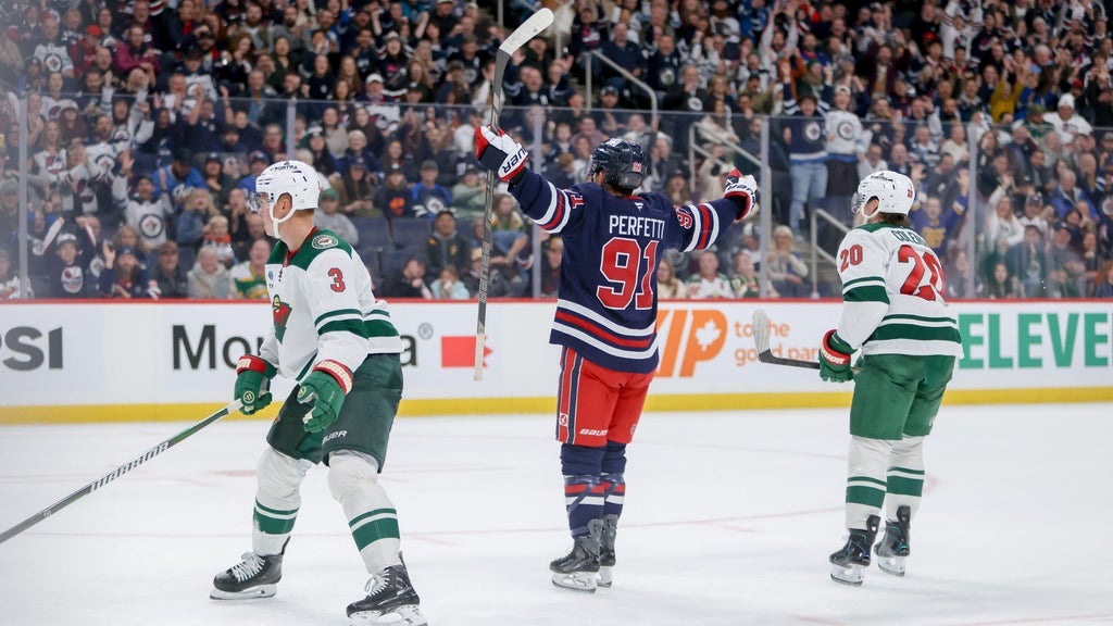 Jets beat the Wild 5-2 as Cole Perfetti scores 2 goals — WCCO / CBS Minnesota, Maple Grove Schools news