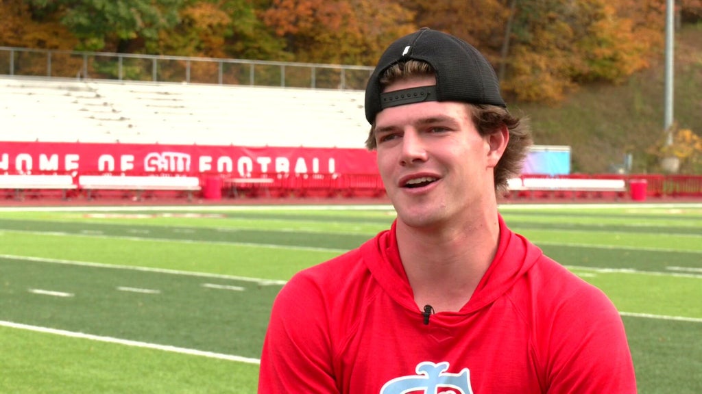 St. John's wide receiver Riley Schwellenbach finding success on the gridiron and baseball field — WCCO / CBS Minnesota, Maple Grove Schools news