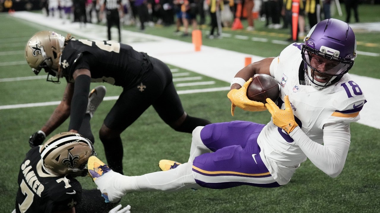 Jefferson, Jones and Murray all produce to help the unbeaten Vikings top the slumping Saints 23-13 — KSTP 5, Maple Grove Sports news