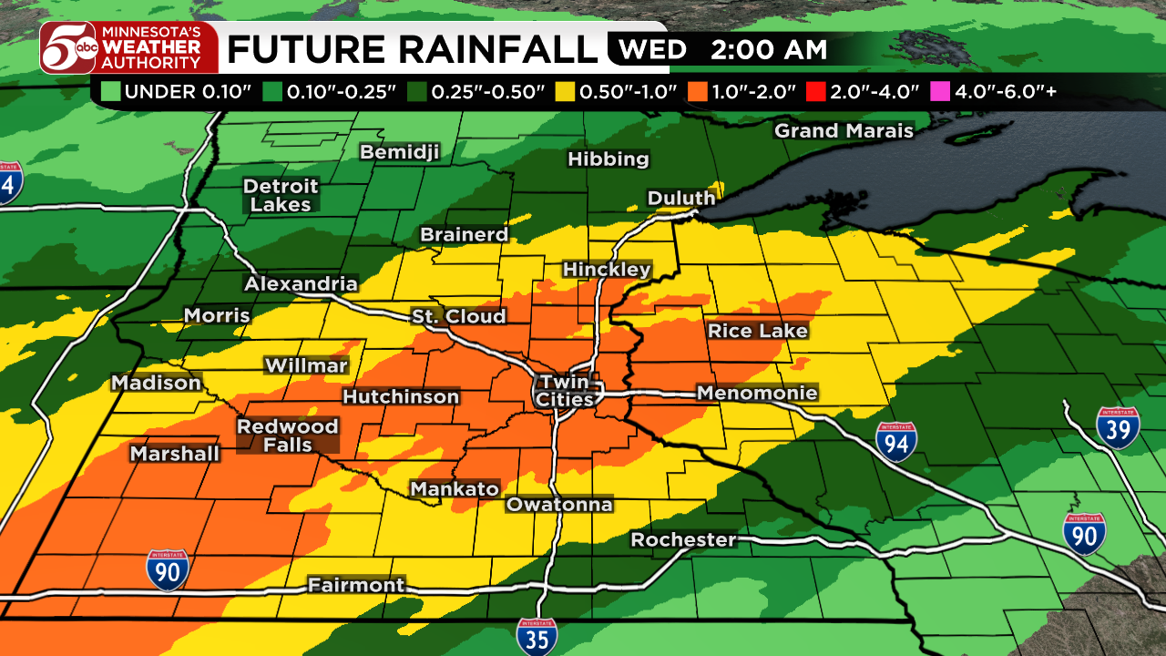 Rainy start to week, warmer days return — KSTP 5, Maple Grove Community news