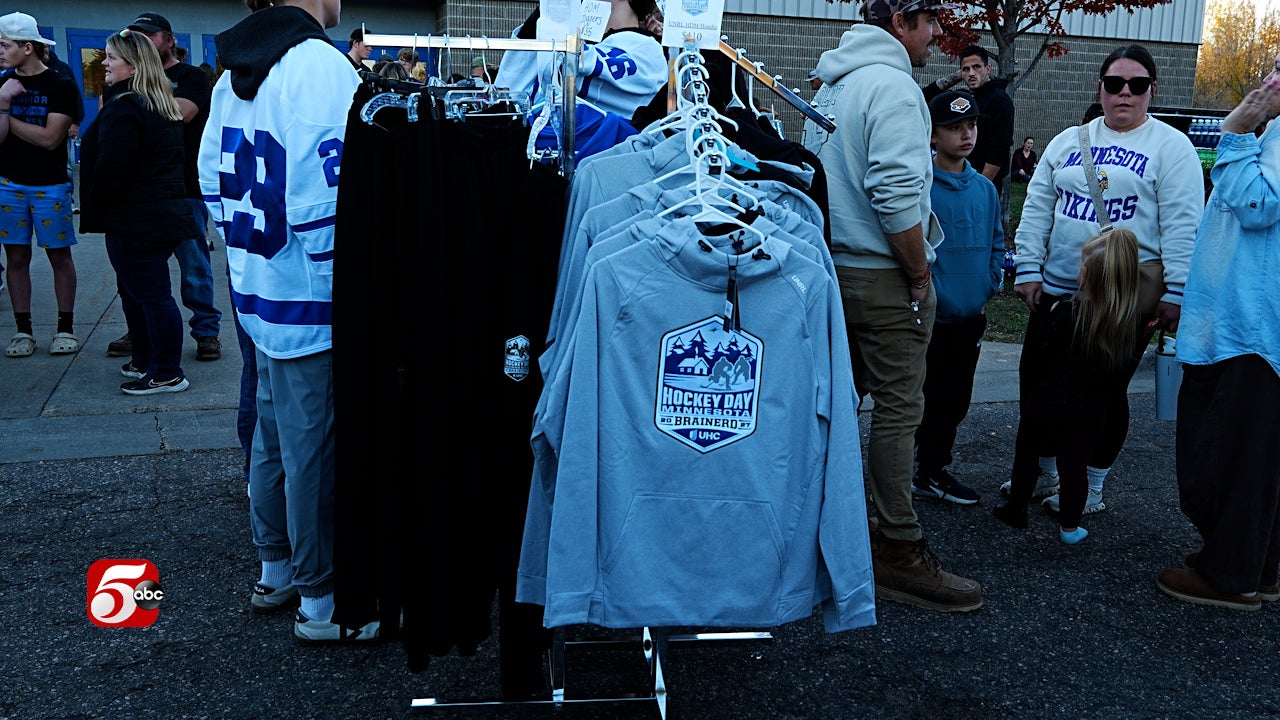 Brainerd celebrates 100 days until Hockey Day Minnesota — KSTP 5, Maple Grove Schools news