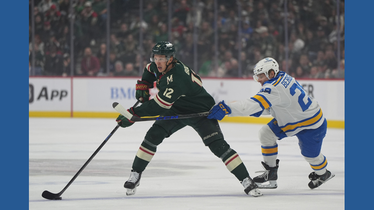 Matt Boldy has 5th career hat trick and Wild beat Blues 5-4 — KARE 11 Sports, Maple Grove Sports news