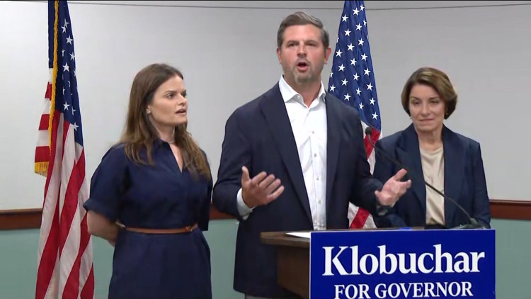 Parents of Harper Moyski backing Amy Klobuchar for governor — KARE 11 Local, Maple Grove Community news