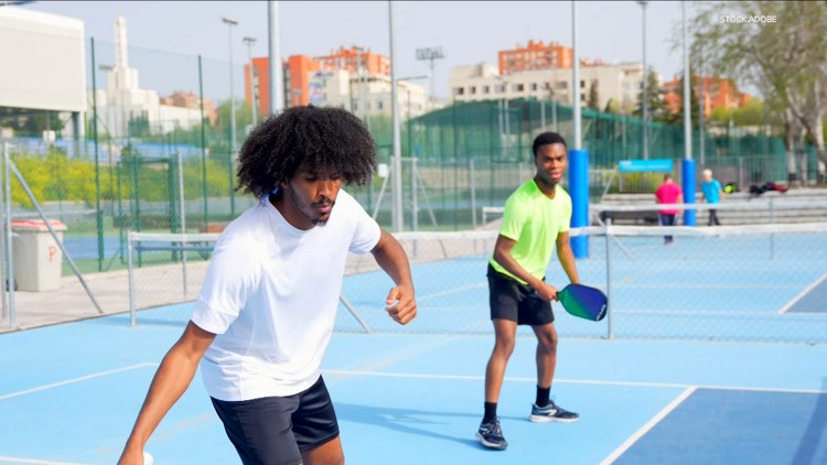 Smashing Stigma: Pickleball for men's mental health — KARE 11 Local, Maple Grove Health news