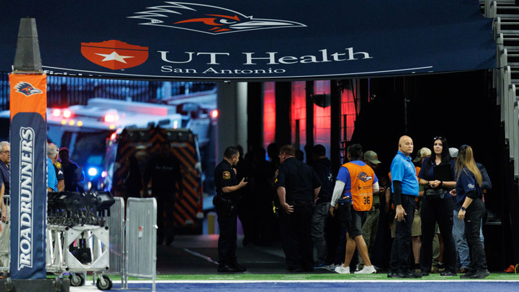 Military member dies after falling while rappelling from Alamodome's ceiling before UTSA vs. Navy game — NewsWest 9 (Permian Basin), Maple Grove Sports news