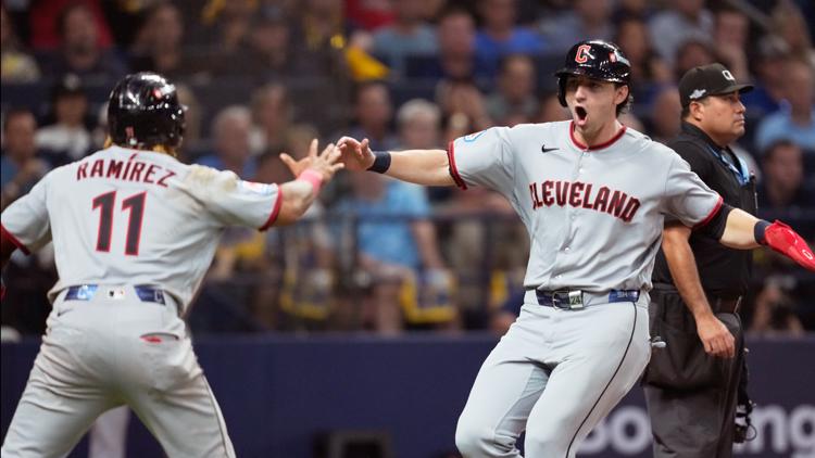 Chase DeLauter and José Ramírez lead the Guardians to a 7-3 win over the Rays in Game 1 of the ALCS — WTSP Sports Tampa Bay, Maple Grove Sports news