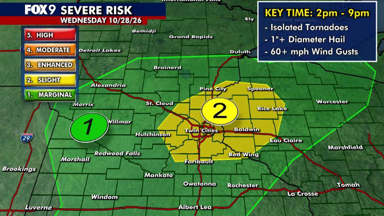 Minnesota weather: Mild and humid with strong storms possible Wednesday — Maple Grove Community news